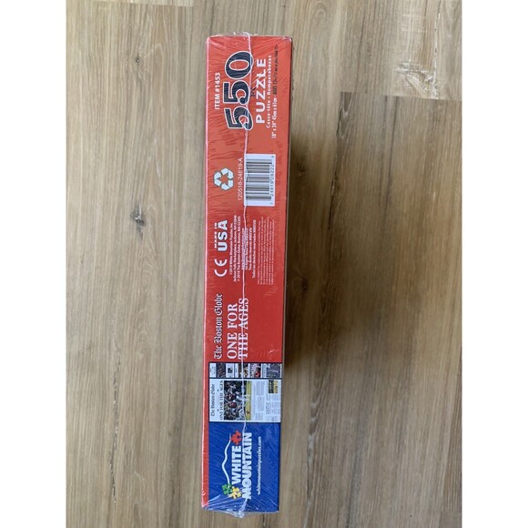 NIB - WHITE MOUNTAIN  PUZZLE BOSTON RED SOX  550 PIECE BASEBALL ONE FOR THE AGES - Picture 5 of 6